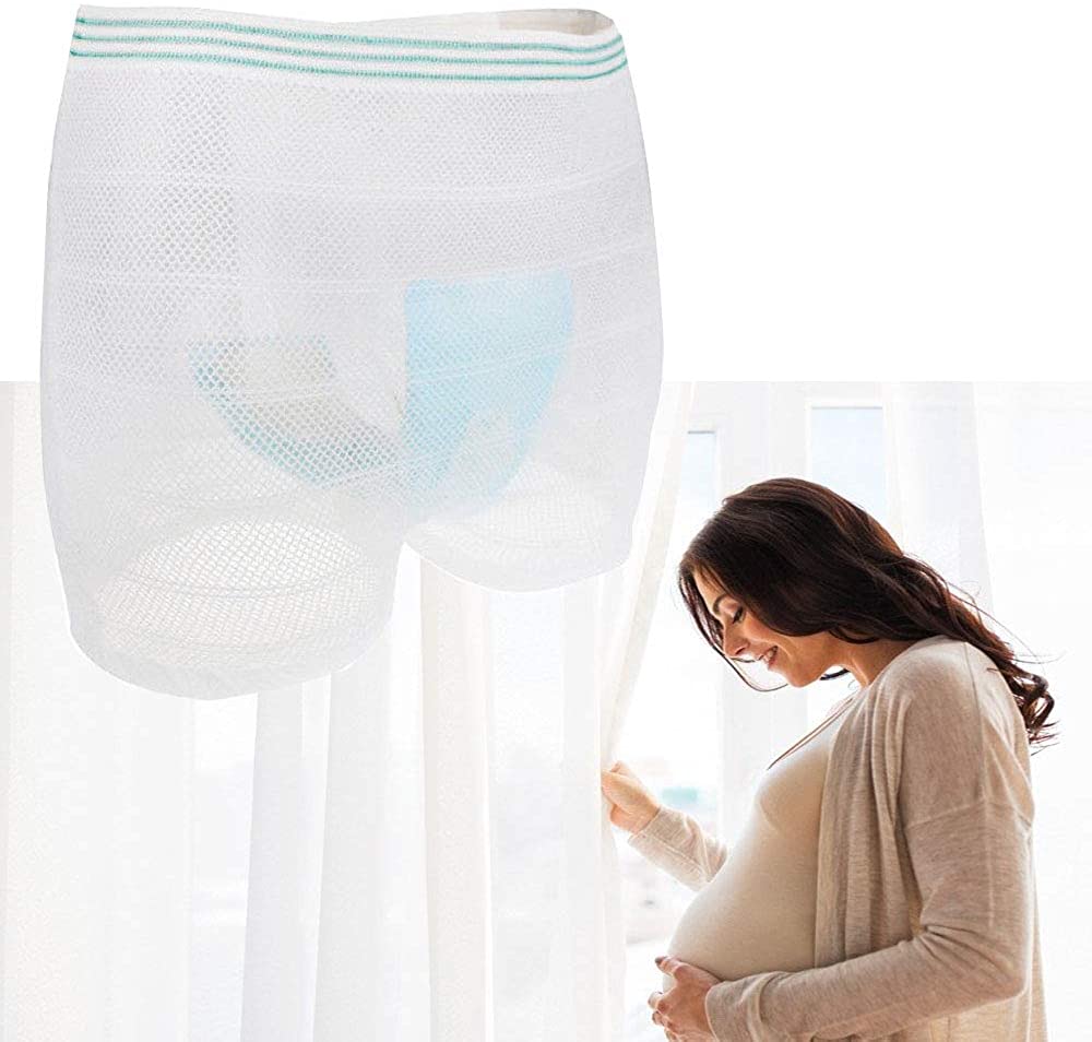 ✓ Maternity Knickers Disposable Cotton Hospital Briefs Breathable Pants 5pk  M