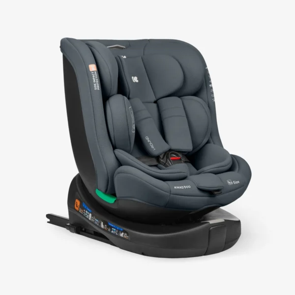 kikkabooi-Round Dark Grey 360 carseat