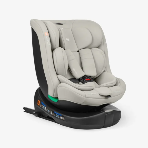 kikkaboo i-Round Light Grey 360 carseat