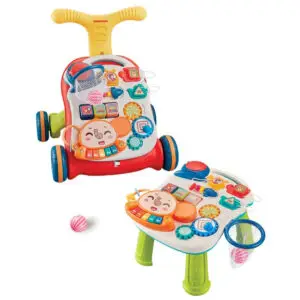 KikkaBoo® 3in1 Activity Stroller Play & Grow Red