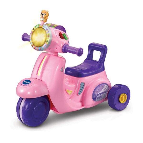 VTech 2-in-1 Ride & Balance Scooter pink