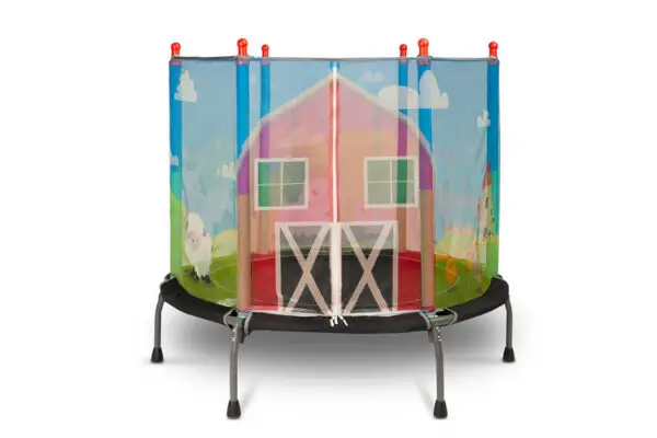 CHILDREN'S TRAMPOLINE - FARM