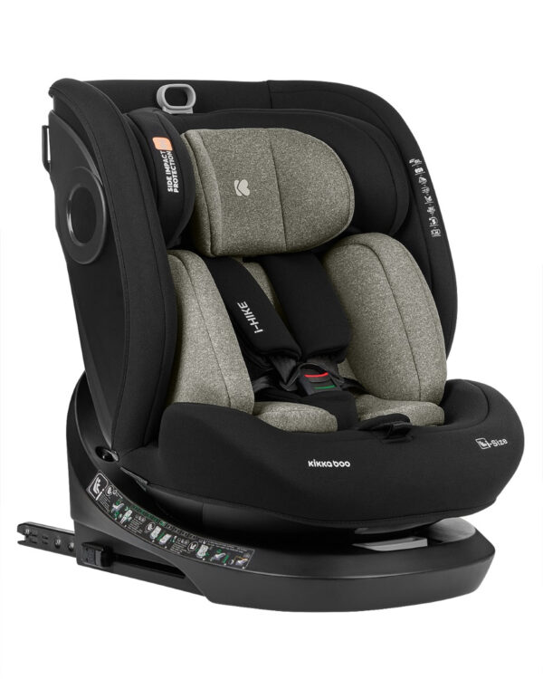 Kikkaboo Car seat 40-150 cm i-Hike i-SIZE Army Green