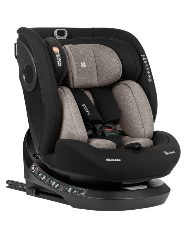Kikkaboo Car seat 40-150 cm i-Hike i-SIZE Beige