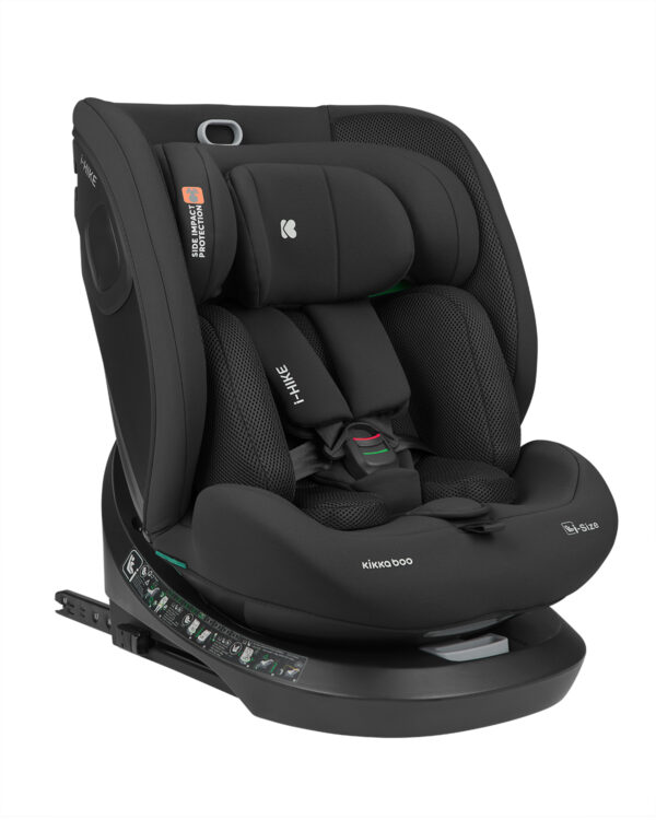 Kikkaboo Car seat 40-150 cm i-Hike i-SIZE Black Premium