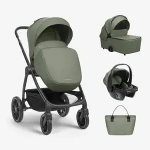 Modena Army Green Stroller 3in1 with carrycot