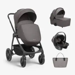 Modena Dark Grey Stroller 3in1 with carrycot