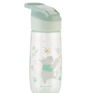PP cup with silicone spout 450ml Music Fest Mint