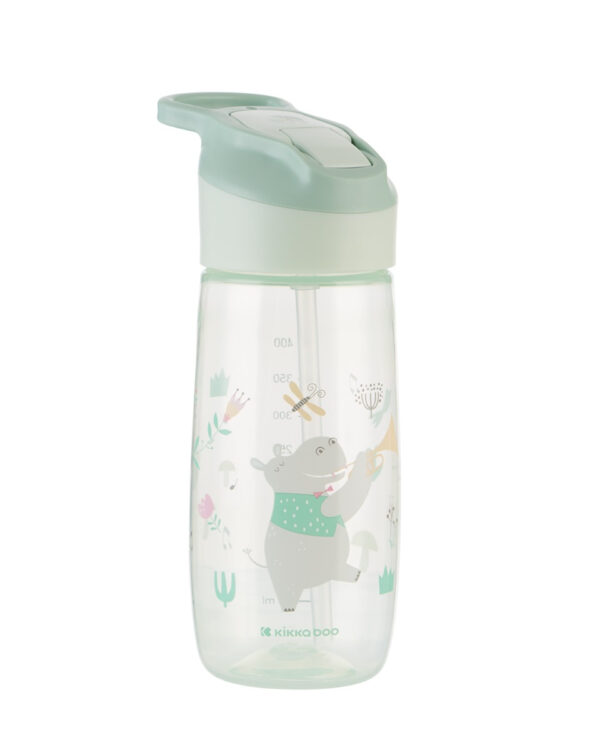 PP cup with silicone spout 450ml Music Fest Mint