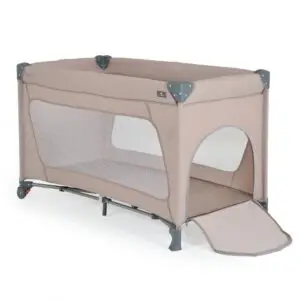 Folding cot One touch beige