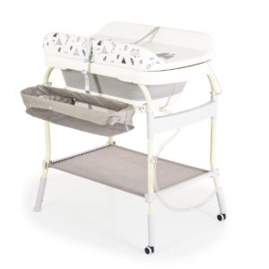 Cangaroo Garda Baby Bath Changing Table 2 in 1 Thermometer Changing Mat Grey