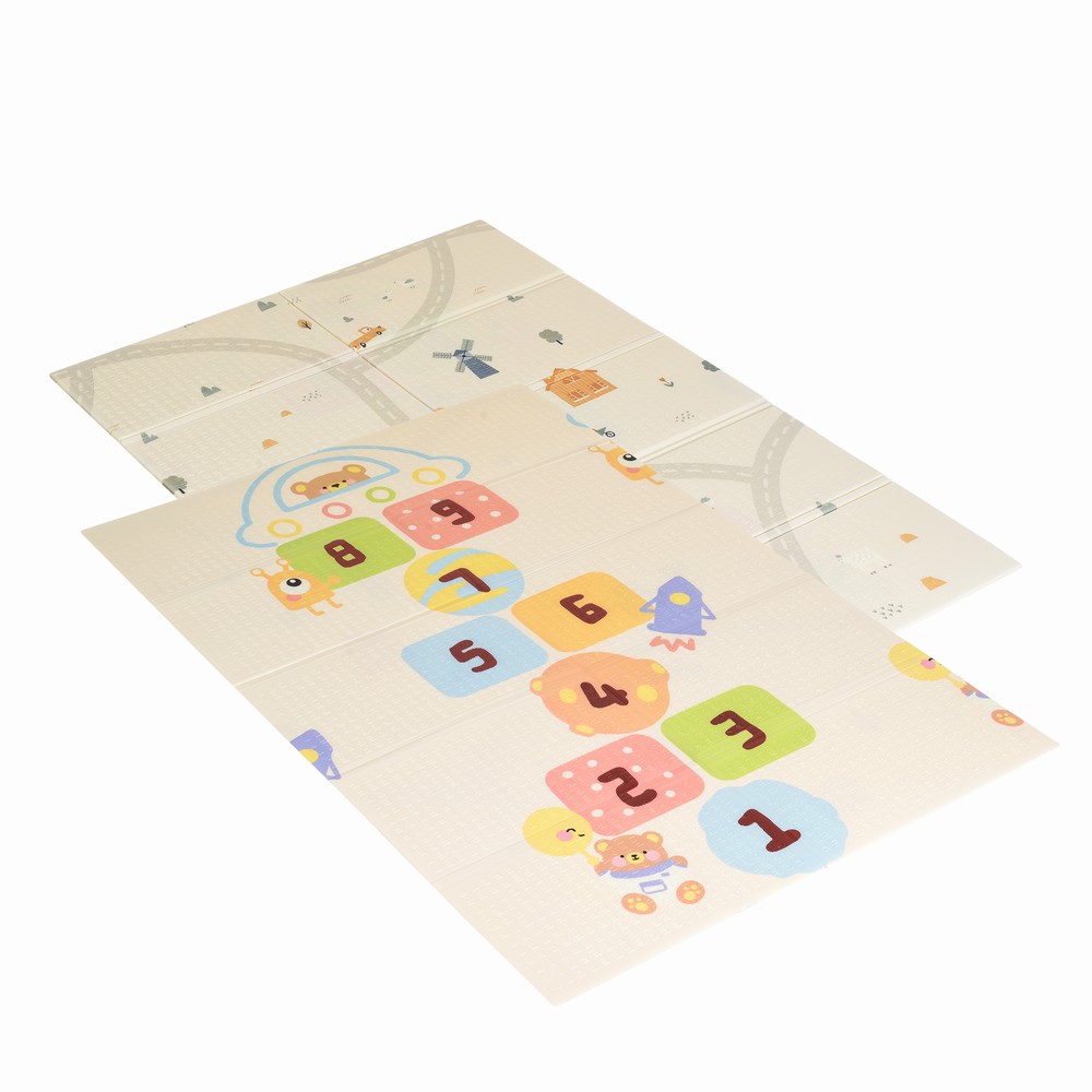Foldable XPE play mat Digital Track