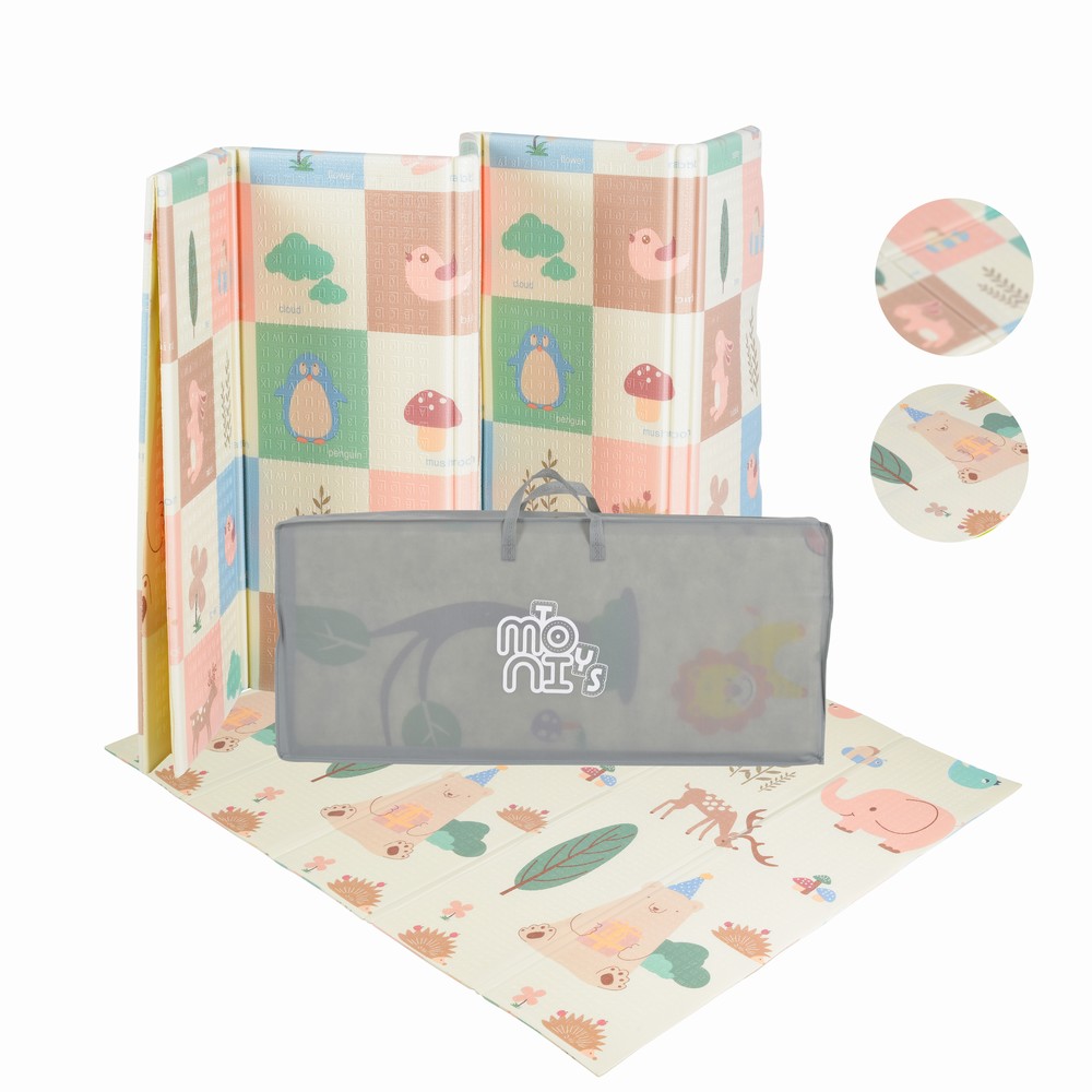 Foldable XPE play mat XXL Forest Angels