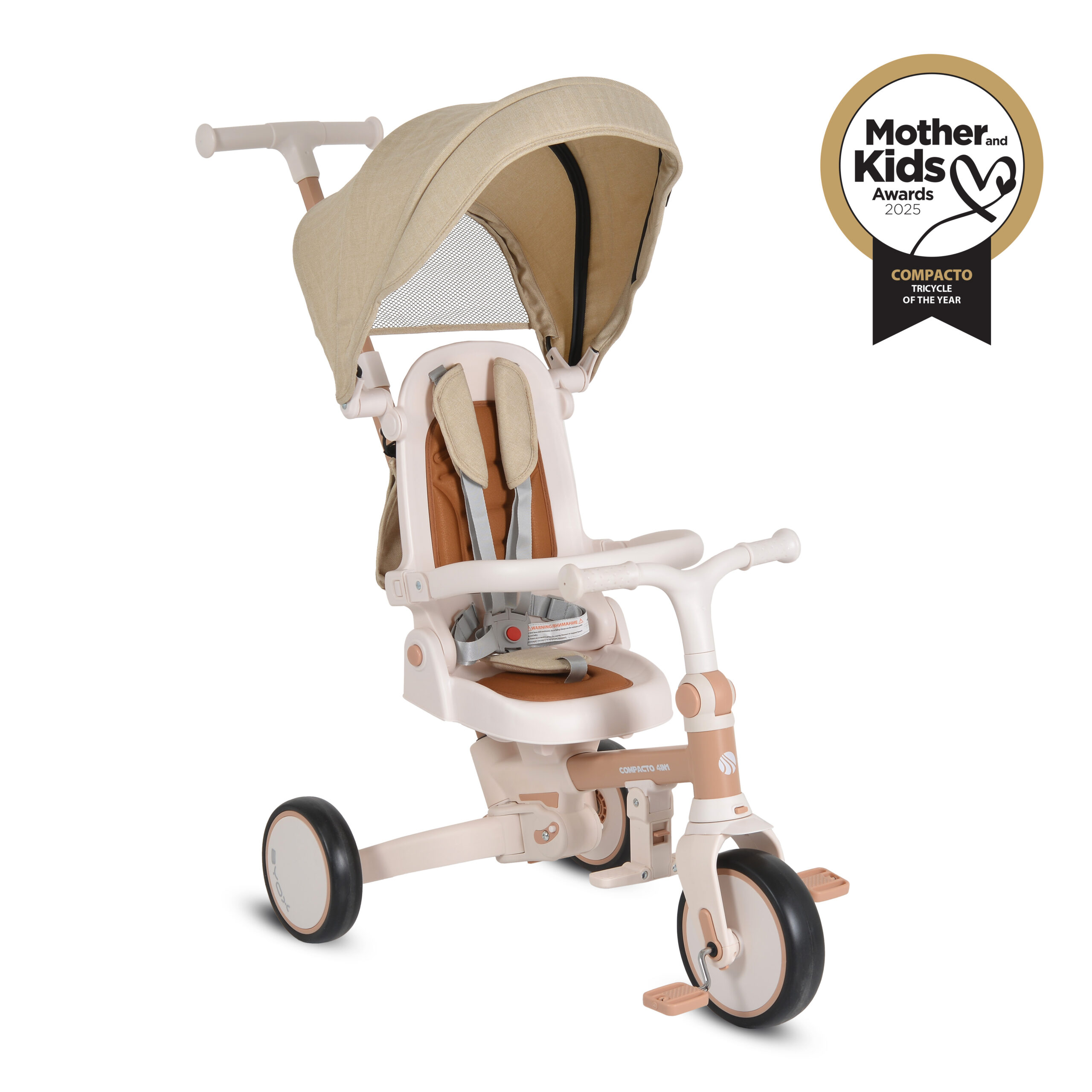Tricycle Compacto 4in1 beige