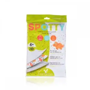 Disposable baby bib Spotty 20 pcs/bag.