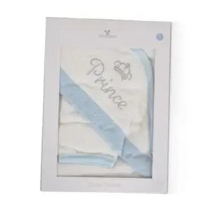 Baby towel Cute Prince 75/75 cm blue