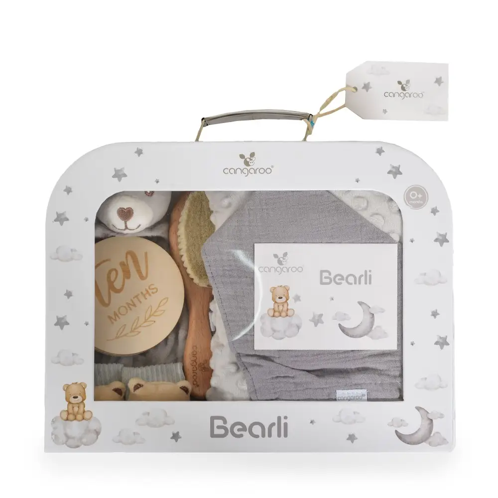 Baby gift set 6in1 Bearli grey