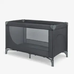 Kikkaboo So Gifted Black Baby cot 1 level